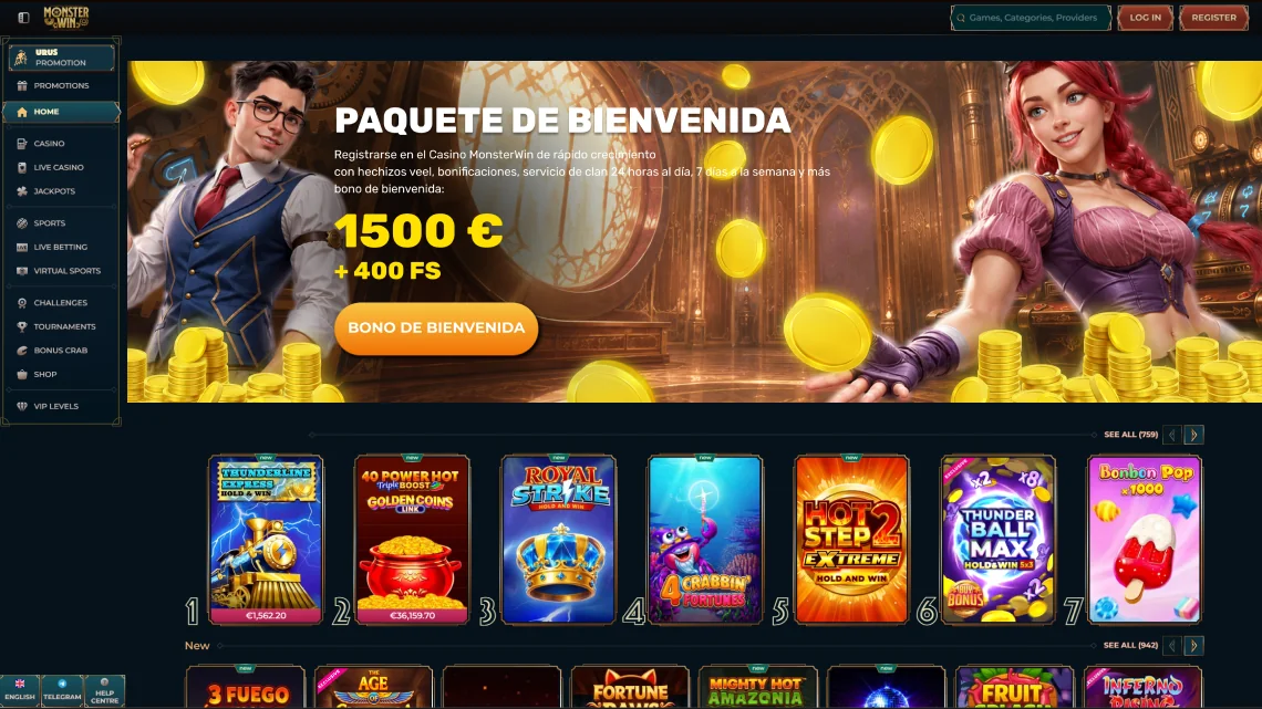 Resumen y opiniones de MonsterWin Casino